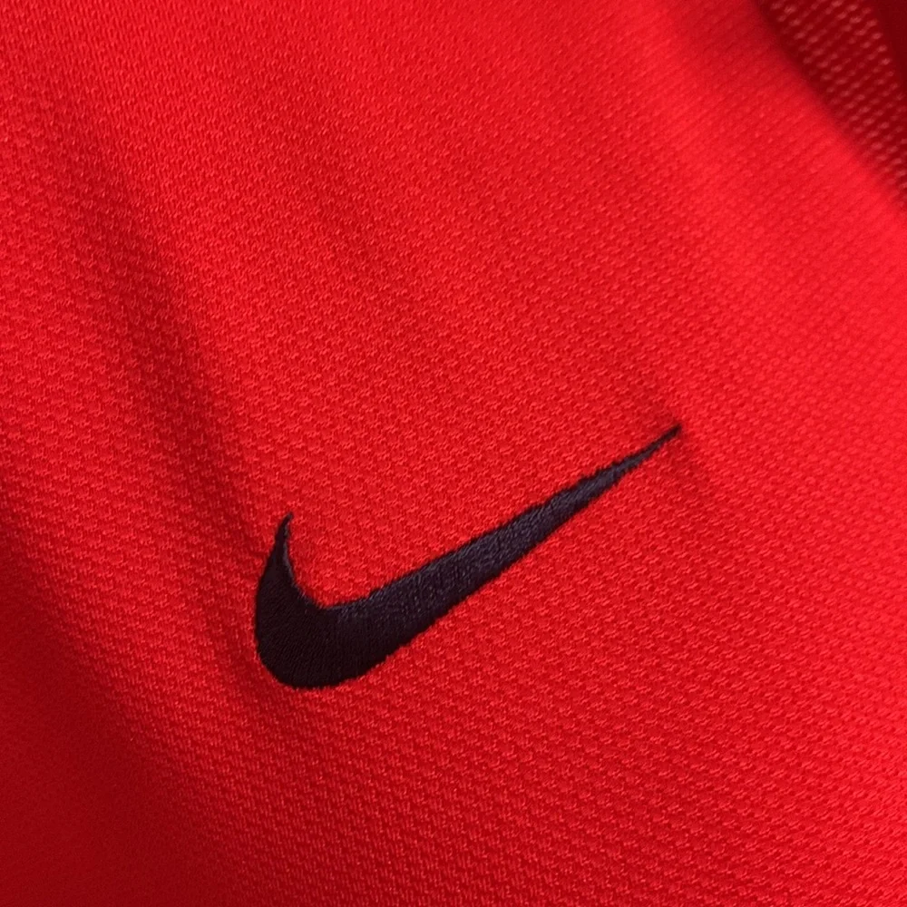 NIKE Ole Miss Red Dri-Fit Polo Shirt